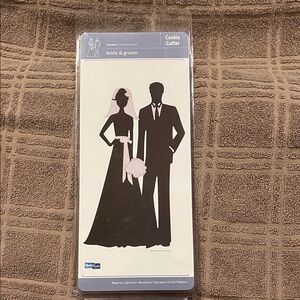 NEW Bride & Groom Cookie Cutter Die Set by QuicKutz Ligestyle Crafts